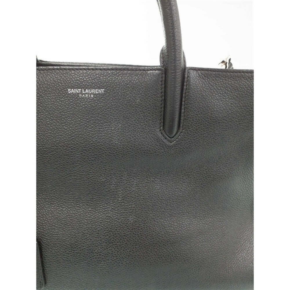 SAINT LAURENT PARIS Cabas Rive Gauche Handbag - Picture 6 of 9